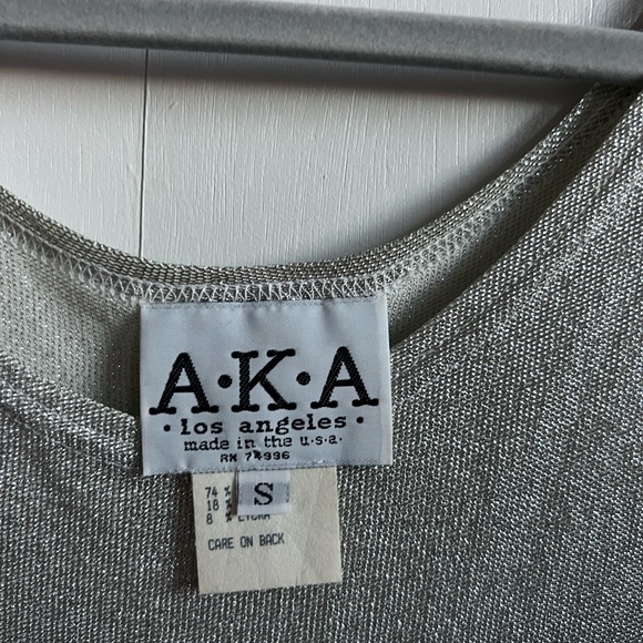 Metallic Silver Dress - Picture 2 of 3